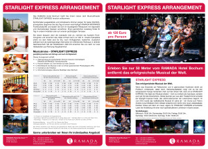 Ramada Starlight Angebot Silvester 2014 2015 groß